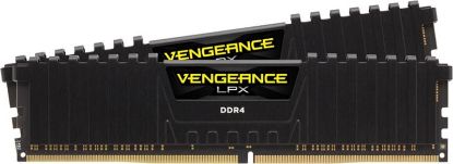  Зображення Corsair DDR4, 3600MHz 32GB 2 x 16GB DIMM, Unbuffered, 18-22-22-42, XMP 2.0, Vengeance LPX Black Heatsink, 1.35V, for AMD Ryzen, EAN:0840006620990 